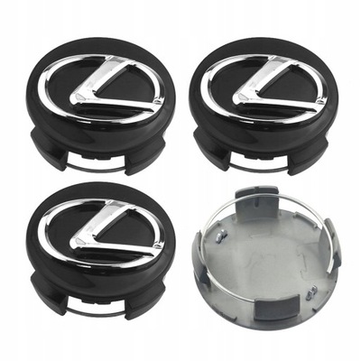 KAPSEL LEXUS 62MM TAPACUBOS PARA DISCOS 4 PIEZAS  