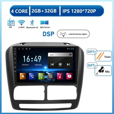 NAWIGATOR GPS ANDROID 13 PARA FIAT DOBLO 2010-2015/OPEL COMBO 2011-2018  