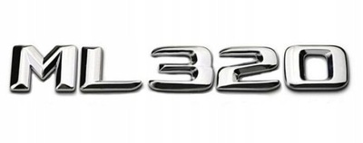 Emblemat znaczek logo napis ML320 170x24 Mercedes