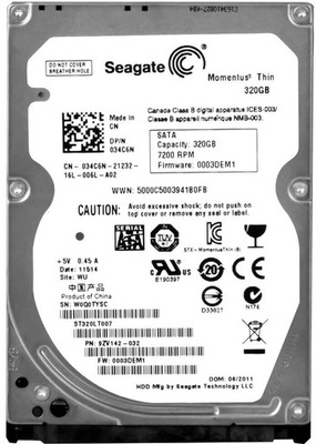 Dysk twardy Seagate ST320LT007 320GB SATA II 2,5"