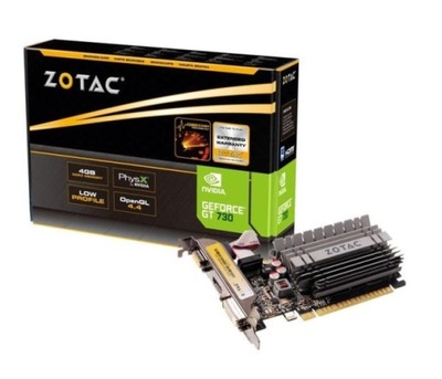 Karta graficzna Zotac GeForce GT 730 ZONE Edition LP 2GB