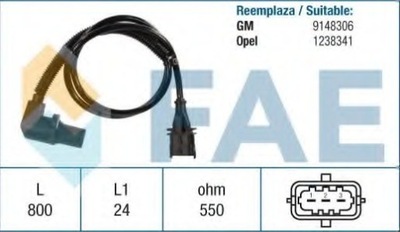 SENSOR POSICIÓN DE EJE OPEL  