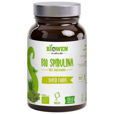 BIO SPIRULINA 120g BIOWEN w proszku