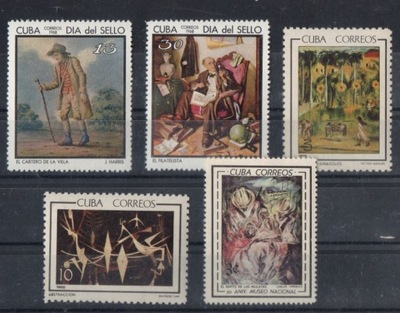 MALARSTWO - znaczki pocztowe, zestaw.
