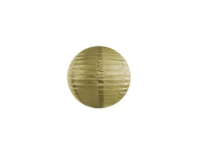 Lampion złoty papierowy 20cm