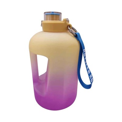 Plastikowa butelka na wodę bez BPA Czas Żółty Fiol