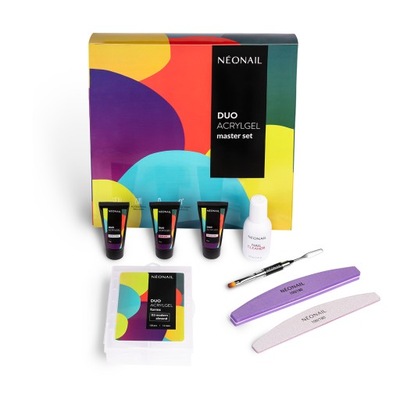 NEONAIL Zestaw Duo AcrylGel MASTER SET do przedłużania paznokci