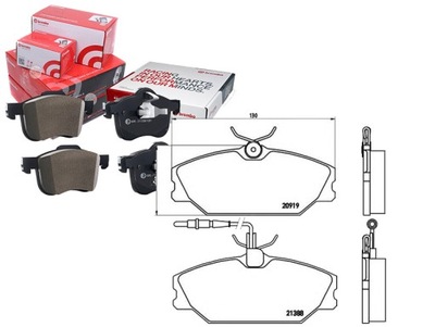 Тормозные колодки тормозные renault safrane i 2.5 dt b548 фото №1