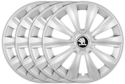 TAPACUBOS 15 PARA SKODA YETI FABIA OCTAVIA RAPID DLS  