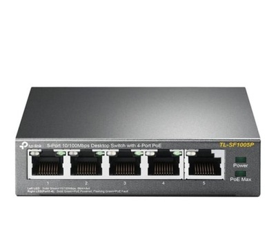 Switch TP-Link 5p TL-SF1005P (5x10/100Mbit, 4xPoE)