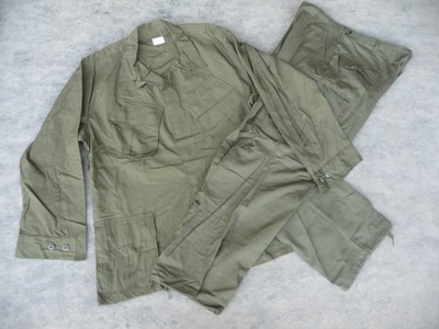 MUNDUR TROPIKALNY TCU SPODNIE BLUZA OLIVE OG XL/R US ARMY USMC NAM ERA