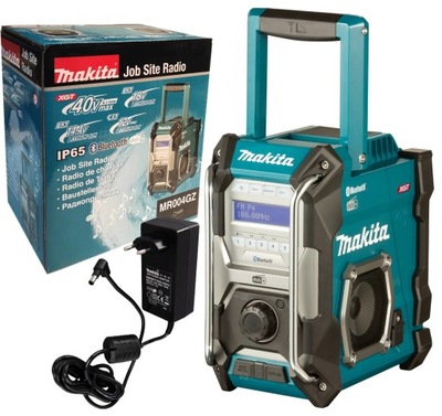 Radio budowlane Makita MR004GZ BLUETOOTH +ZASILACZ