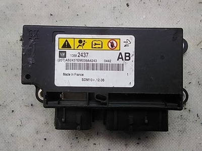 A806 opel meriva b модуль датчик подушка безопасности 13582437 фото №1