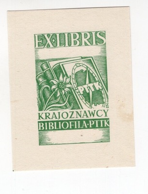 Exlibris Krajoznawcy Bibliofila PTTK