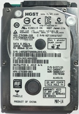 HGST HTS725032A7E630 320GB 7200RPM 100% OK