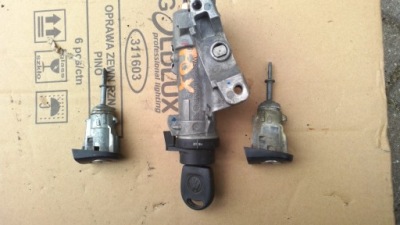 Vw fox замок запалювання з kuczykiem + вкладиші двері l + p 4b0905851 n оригінал фото №1