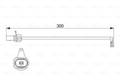 SENSOR ZAPATAS AUDI BOSCH  