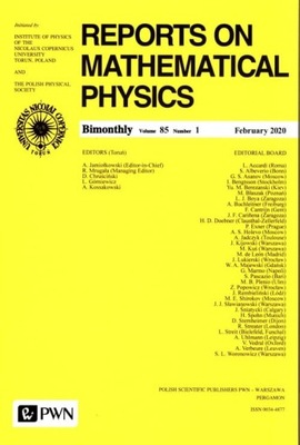 RAPORT ON MATHEMATICAL PHYSICS 85/1 POLSKA