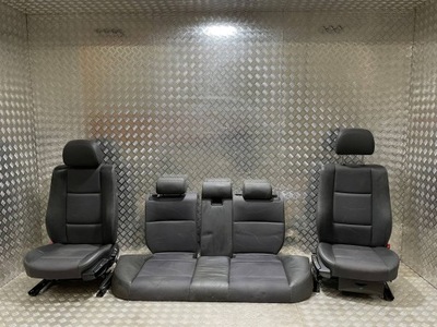 Idealne сидіння підігрів заднє сидіння салон pół шкіра bmw 3 e46 фото №1