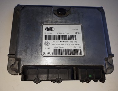 UNIDAD DE CONTROL CENTRAL FIAT SEICENTO 1.1 IAW 4AF.M9 55183580 NUEVO  