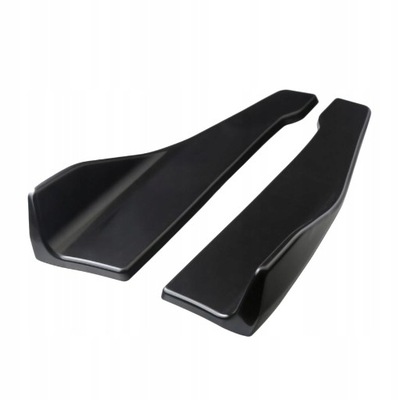 UNIVERSAL REAR BUMPER SPOILERS BLACK  