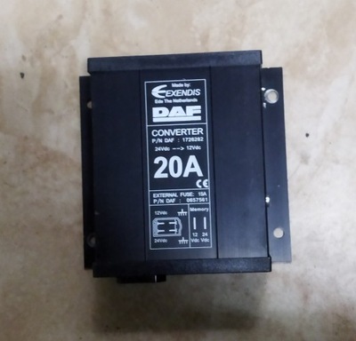 Преобразователь напряжения 24v daf cf xf 105 фото №1