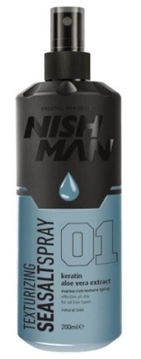 Nish Man Tonik Sea Salt Spray Do Stylizacji Włosów z Solą Morską 200 ml