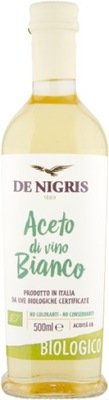 Ocet ekologiczny winny Aceto di Vino Bianco Biologico 500ml - De Nigris