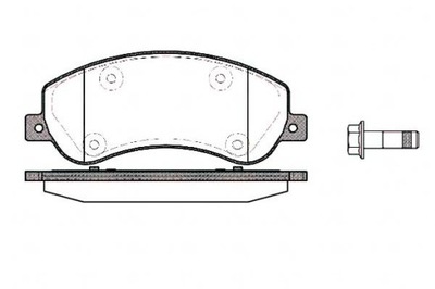Roadhouse тормозные колодки тормозные vw amarok 2.0 tsi 2h_. фото №1