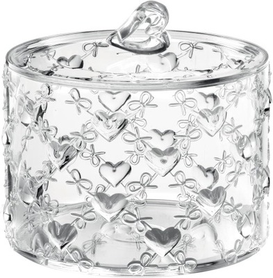 Przezroczysty pojemnik na ciastka 15.7 x 14 cm bez pokrywki