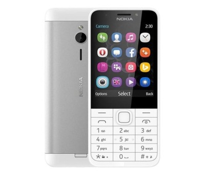 OUTLET Nokia 230 Dual SIM białysrebrny