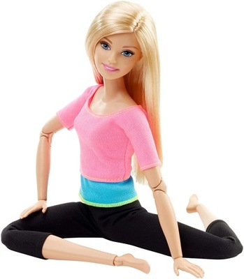 Barbie Made to Move LALKA BLONDYNKA DHL82