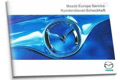 Mazda Niemiecka Czysta Książka Serwisowa 2000-05