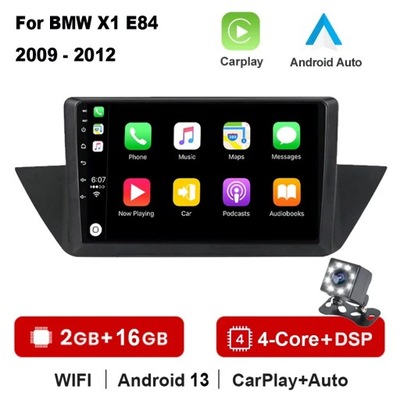 NAWIGATOR GPS ANDROID 13 RADIO DE AUTOMÓVIL PARA BMW X1 E84 2009-2012 ANDROID CARPLAY  