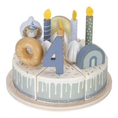 PREZENT NA DZIEŃ DZIECKA tort torcik urodzinowy FSC błękit LITTLE DUTCH