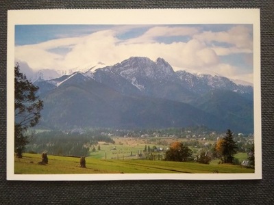 TATRY panorama na Zakopane Giewont