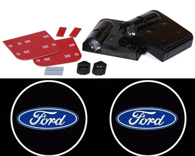 LED Logo FORD Projektory drzwi HD Bezprzewodowe