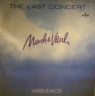 2 LP MAREK & VACEK THE LAST CONCERT EX