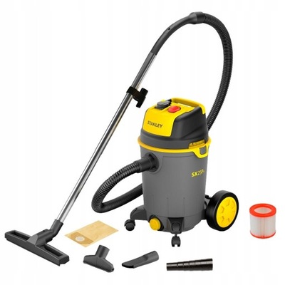 ODKURZACZ PRZEMYSŁOWY STANLEY 20L 3200W + GNIAZDO