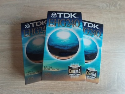 TDK E-HG 240 Hi-Fi nowa kaseta VHS UNIKAT