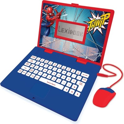 Laptop edukacyjny Lexibook Spiderman POL/ANG 124 aktywności