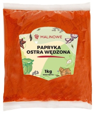 PAPRYKA OSTRA WĘDZONA 1KG papryka czerwona 1000G