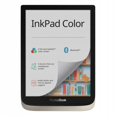 USZKODZONY Czytnik PocketBook InkPad Color 16 GB 7,8 " srebrny SG387