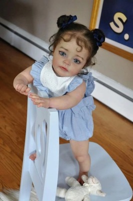 Reborn Baby Silicone lalka 55cm Korpus z tkaniny