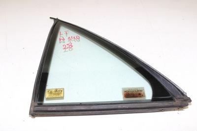 Mercedes w140 скло двері трикутник лівий задня фото №1
