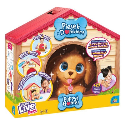 LITTLE LIVE PETS PIESEK Z DOMKIEM interaktywny