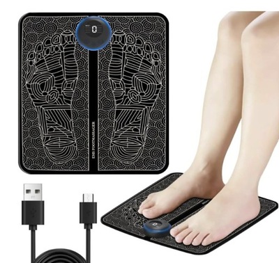 FORBLO Urządzenie do masażu stóp ładowanie przez USB 8 trybami