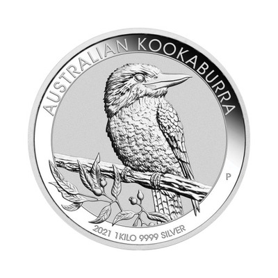 Moneta Australijska Kookaburra 1000 g (1 kg) srebra