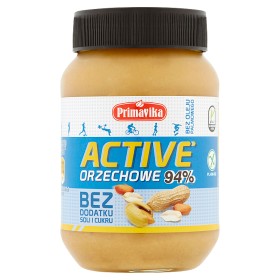 MASŁO ORZECHOWE ACTIVE BEZ SOLI I CUKRU 470G