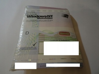 Microsoft Windows NT 4.0 Workstation X04-15749